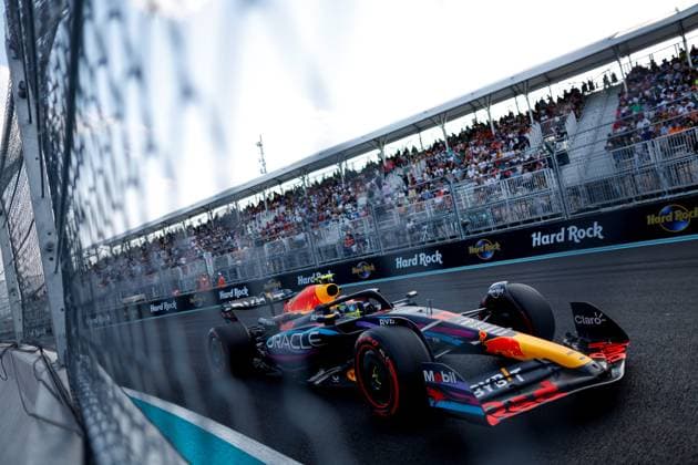 11 Sergio Perez (MEX, Oracle Red Bull Racing), F1 Grand Prix of Miami at Miami International Autodrome on May 5, 2023 in Miami, United States of America. (Photo by HOCH ZWEI) Miami United States of America