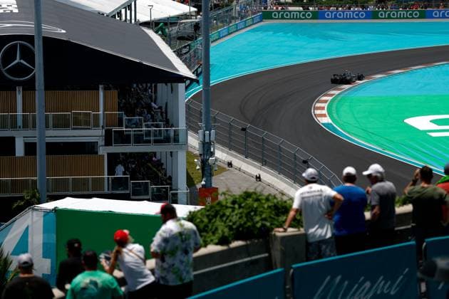 44 Lewis Hamilton (GBR, Mercedes-AMG Petronas F1 Team), F1 Grand Prix of Miami at Miami International Autodrome on May 6, 2023 in Miami, United States of America. (Photo by HOCH ZWEI) Miami United States of America