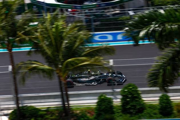 44 Lewis Hamilton (GBR, Mercedes-AMG Petronas F1 Team), F1 Grand Prix of Miami at Miami International Autodrome on May 6, 2023 in Miami, United States of America. (Photo by HOCH ZWEI) Miami United States of America