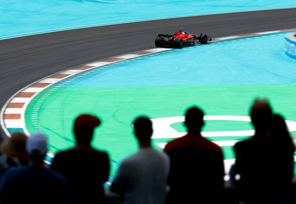 Sport Bilder des Tages 16 Charles Leclerc (MCO, Scuderia Ferrari), F1 Grand Prix of Miami at Miami International Autodrome on May 6, 2023 in Miami, United States of America. (Photo by HOCH ZWEI) Miami United States of America