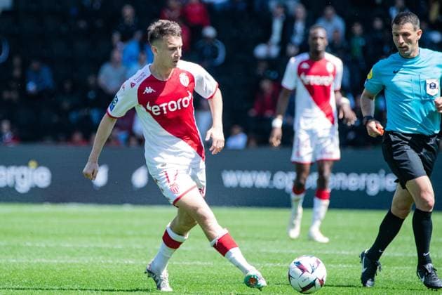 Aleksandr Golovin (AS Monaco) FOOTBALL : Angers SCO vs AS Monaco - Ligue 1 - Journee 34 - 07 05 2023 BaptisteAutissier Panoramic 
