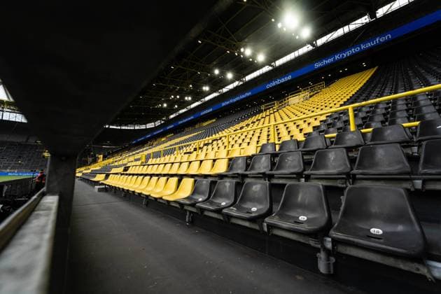 GER, 1.FBL BV Borussia Dortmund vs VfL Wolfsburg 07.05.2023, Signal Iduna Park, Dortmund, GER, 1.FBL BV Borussia Dortmund vs VfL Wolfsburg im Bild picture shows Stadion Borussia Dortmund, Tribuene, Tribünen