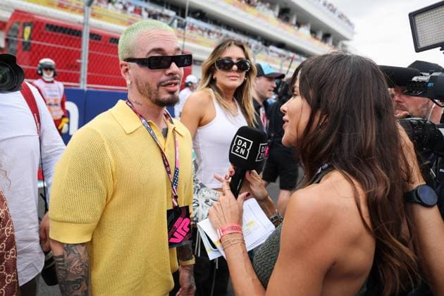 Jose Alvaro Osorio Balvin aka J Balvin, portrait during the Formula 1 Crypto.com Miami Grand Prix 2023, 5th round of the 2023 Formula One World Championship, WM, Weltmeisterschaft from May 05 to 07, 2023 on the Miami International Autodrome, in Miami Gardens, Florida, United States of America - F1 - MIAMI GRAND PRIX 2023 - RACE DPPI Panoramic  00122011_AV3_2365