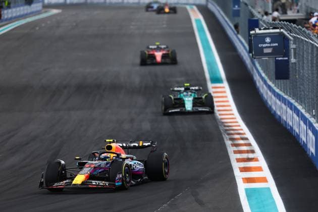 11 Sergio Perez (MEX, Oracle Red Bull Racing), F1 Grand Prix of Miami at Miami International Autodrome on May 7, 2023 in Miami, United States of America. (Photo by HOCH ZWEI) Miami United States of America
