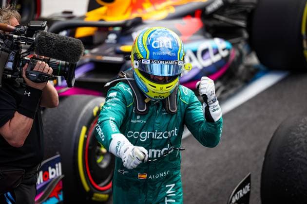14 Fernando Alonso (ESP, Aston Martin Aramco Cognizant F1 Team), F1 Grand Prix of Miami at Miami International Autodrome on May 7, 2023 in Miami, United States of America. (Photo by HOCH ZWEI) Miami United States of America