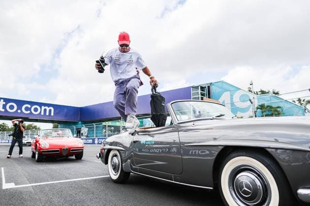 44 Lewis Hamilton (GBR, Mercedes-AMG Petronas F1 Team), F1 Grand Prix of Miami at Miami International Autodrome on May 7, 2023 in Miami, United States of America. (Photo by HOCH ZWEI) Miami United States of America