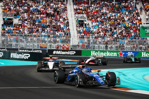 23 Alexander Albon (THA, Williams Racing), F1 Grand Prix of Miami at Miami International Autodrome on May 7, 2023 in Miami, United States of America. (Photo by HOCH ZWEI) Miami United States of America