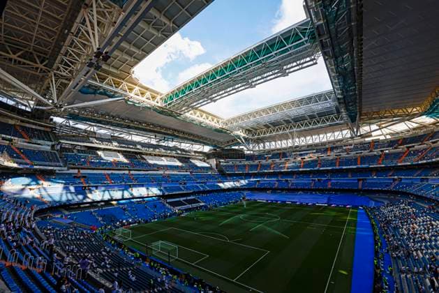 Santiago Bernabeu stadium (Real), MAY 9, 2023 - Football Soccer : UEFA Champions League semi-final 1st leg match between Real Madrid 1-1 Manchester City at Estadio Santiago Bernabeu in Madrid, Spain. Noxthirdxpartyxsales  (218164002)
