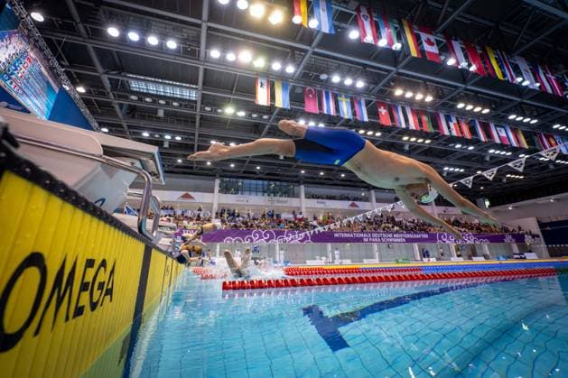 Schwimmen Berlin 11.05.2023 Paraschwimmen Para Schwimmen IDM 2023 Start Feature