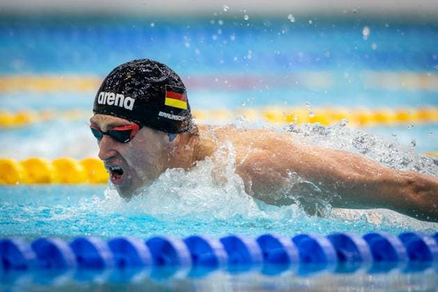 Schwimmen Berlin 11.05.2023 Paraschwimmen Para Schwimmen IDM 2023 Malte Braunschweig (GER)