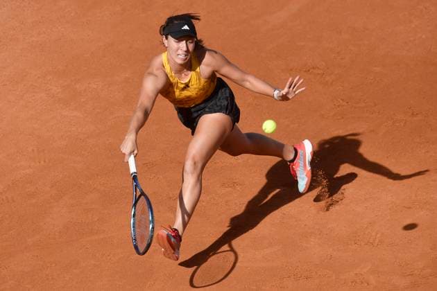 Jessica Pegula of United States of America during her match against Taylor Townsend of United States of America at the Internazionali BNL d Italia tennis tournament at Foro Italico in Rome, Italy on May 11th, 2023. antoniettaxbaldassarre