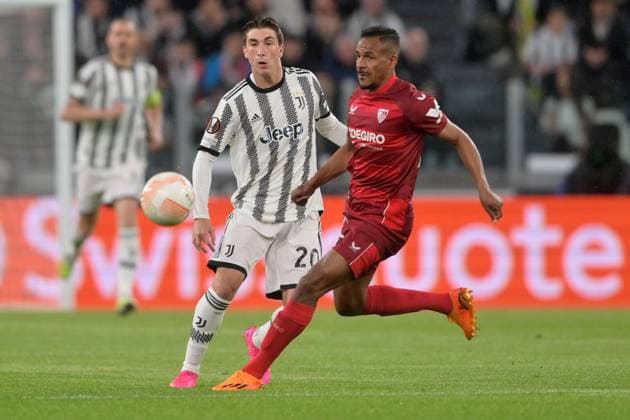 Photo Tano Pecoraro LaPresse May 11, 2023 - Turin, Italy Soccer Juventus vs Siviglia - UEFA Europa League 2022 2023 - Allianz Stadium In the photo: miretti, fernando  Copyright: xTanoxPecoraro LaPressex