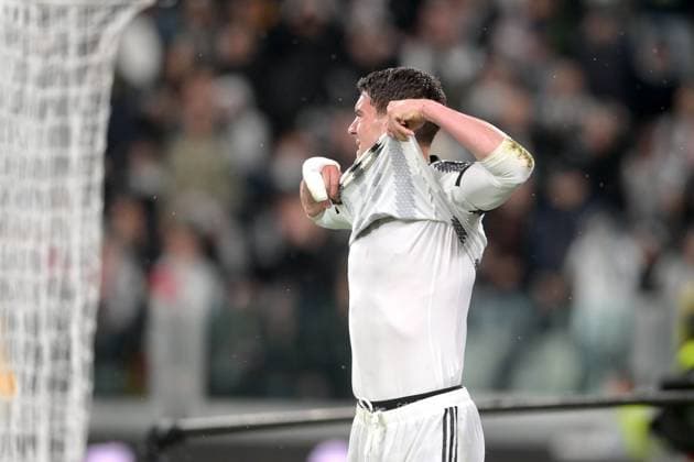 Photo Tano Pecoraro LaPresse May 11, 2023 - Turin, Italy Soccer Juventus vs Siviglia - UEFA Europa League 2022 2023 - Allianz Stadium In the photo: vlahovic  Copyright: xTanoxPecoraro LaPressex