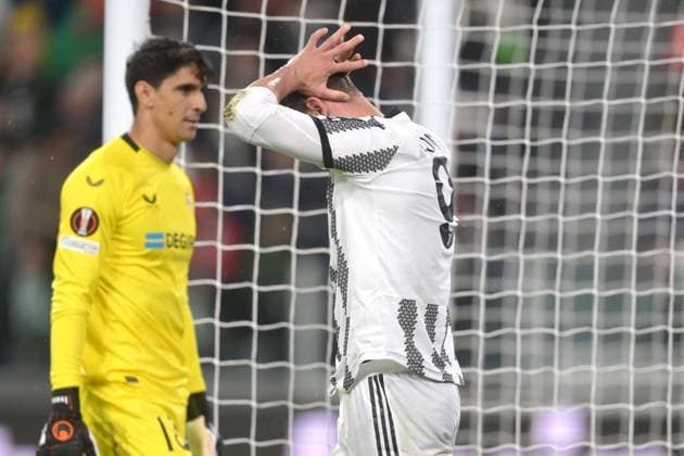 Photo Tano Pecoraro LaPresse May 11, 2023 - Turin, Italy Soccer Juventus vs Siviglia - UEFA Europa League 2022 2023 - Allianz Stadium In the photo: vlahovic  Copyright: xTanoxPecoraro LaPressex