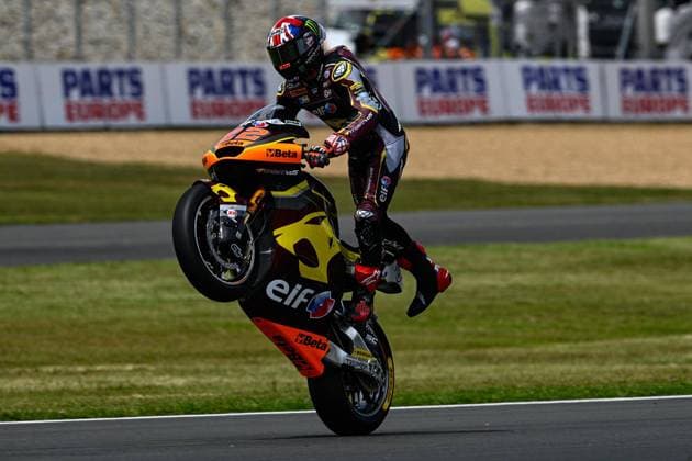 Sport Themen der Woche KW19 Free practice before MotoGP Shark Grand Prix of France at Le Mans Circuit, Le Mans, France, May 12, 2023 In picture: Moto2 Sam Lowes Entrenamientos libres previos al Gran Premio Shark de MotoGP de Francia en el Circuito de Le Mans, Francia, 12 de Mayo de 2023 POOL MotoGP.com Cordon Press Images will be for editorial use only. Mandatory credit: MotoGP.com Cordon Press Cordon Press *** Free practice before MotoGP Shark Grand Prix of France at Le Mans Circuit, Le Mans, France, May 12, 2023 In picture Moto2 Sam Lowes Free practice before MotoGP Shark Grand Prix of France at Le Mans Circuit, Le Mans, France, May 12, 2023 POOL MotoGP com Cordon Press Images will be for editorial use only Mandatory credit MotoGP com Cordon Press Cordon Press 