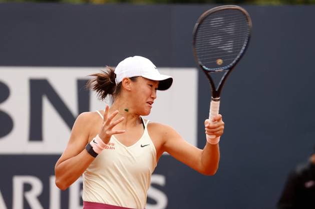 Xiyu Wang (CHN) against Taylor Townsend (USA) during Internazionali BNL d Italia (day6), Tennis Internationals in Rome, Italy, May 13 2023  Copyright: xAgnxFoto LiveMediax xipa-agency.x xLivexMediax 0 IPA_IPA37908312