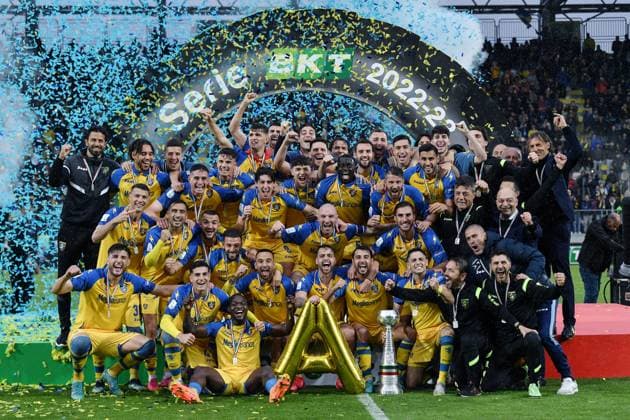 Sport Themen der Woche KW19 Sport Bilder des Tages As Frosinone 13 05 2023 - campionato di calcio serie B Frosinone-Genoa foto Antonello Sammarco Image nella foto: Frosinone 