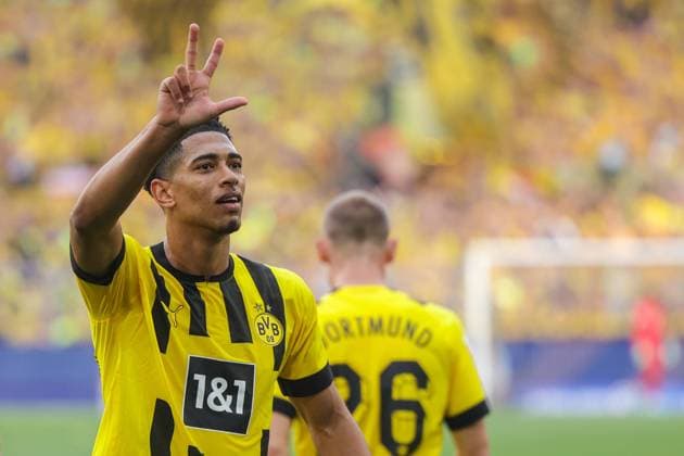 13.05.2023, Fussball, Saison 2022 2023, 1. Bundesliga, 32. Spieltag, Borussia Dortmund - Borussia Mönchengladbach, Jude Bellingham (Borussia Dortmund), Dortmund Signal Iduna Park NRW Deutschland xRHR-FOTO DEx Copyright: DennisxEwert RHR-FOTOx RHR-FOTO DE