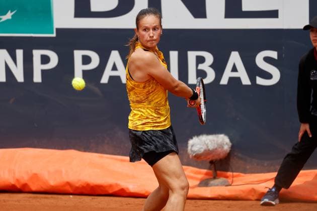 May 14, 2023, Rome, Naples, Italy: Daria Kasatkina against Julia Grabher (AUT) during the 3nd round of ATP, Tennis Herren 1000 in Rome, Italy, 14 May 2023 Rome Italy - ZUMAl131 20230514_zsp_l131_016 Copyright: xCiroxDexLucax