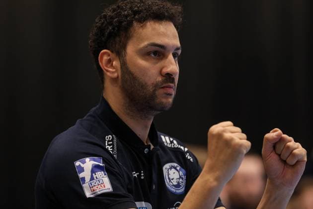 1. Bundesliga Handball Bergischer HC gegen Füchse Berlin, 14.05.2023 Jamal Naji (Trainer Bergischer HC) - 1. Bundesliga Handball Bergischer HC gegen Füchse Berlin 14.05.2023 in Düsseldorf. Copyright: xBEAUTIFULxSPORTS KennyxBeelex