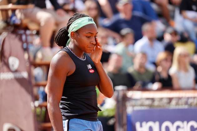 14th May 2023; Foro Italico, Rome, Italy: ATP, Tennis Herren 1000 Masters Rome, Day 7; Coco Gauff (USA) against Maria Bouzkova (CZE)  ActionPlus12510427 NaFoto