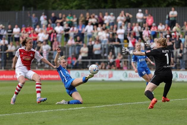 1:2 für SV Meppen durch Linda Preuß (SVM, 11) Köln Franz-Kraemer-Stadion NRW Deutschland