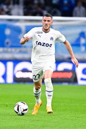 Jordan VERETOUT ( 27 - Olympique Marseille ) - FOOTBALL : Marseille vs Angers - Ligue 1 - 14 05 2023 FedericoPestellini Panoramic 