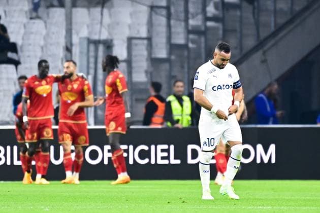 Attitude - Deception de Dimitri Payet ( 10 - Olympique Marseille ) - FOOTBALL : Marseille vs Angers - Ligue 1 - 14 05 2023 FedericoPestellini Panoramic 