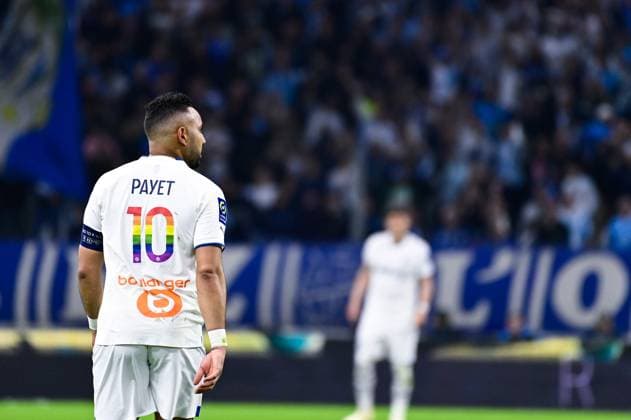 Attitude - Joie de Dimitri Payet ( 10 - Olympique Marseille ) - FOOTBALL : Marseille vs Angers - Ligue 1 - 14 05 2023 FedericoPestellini Panoramic 