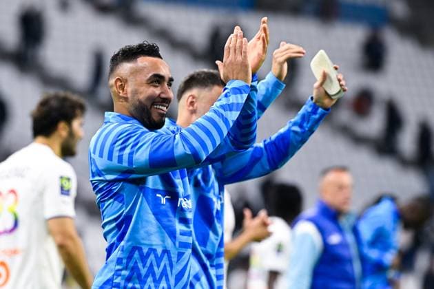 Remerciements des joueurs de Marseille aux supporters - Dimitri Payet ( 10 - Olympique Marseille ) - FOOTBALL : Marseille vs Angers - Ligue 1 - 14 05 2023 FedericoPestellini Panoramic 