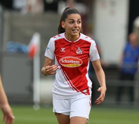 Manjou Wilde (Köln), 1. FC Köln - SV Meppen, Flyeralarm Frauen Bundesliga, 20. Spieltag, Köln, Deutschland, 14.05.2023.