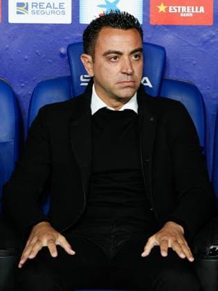 May 14, 2023, Barcelona, Spain: BARCELONA, SPAIN - MAY 14: Xavi Hernandez of FC Barcelona, Barca during the La Liga Santander match between RCD Espanyol and FC Barcelona at the RCDE Stadium on May 14, 2023 in Barcelona, Spain Barcelona Spain - ZUMAd159 20230514_zia_d159_086 Copyright: xDavidxRamirez xDaxxImagesx