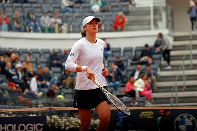 16th May 2023; Foro Italico, Rome, Italy: ATP, Tennis Herren 1000 Masters Rome, Day 9; Iga Swkiatek (POL) against DonnaVekic (CRO)  ActionPlus12510992 NaFoto