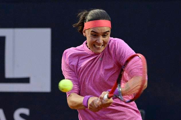 Photo Fabrizio Corradetti LaPresse May 16 2023 Rome, Italy Tennis Internazionali BNL d Italia 2023 Beatriz Haddad Maia (BRA) vs Anhelina Kalinina (UKR) In the pic: Anhelina Kalinina (UKR)  Copyright: xFabrizioxCorradettix xLaPressex