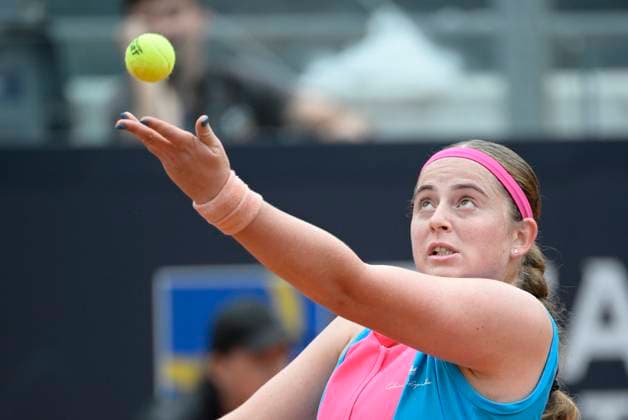 Photo Fabrizio Corradetti LaPresse May 17 2023 Rome, Italy Tennis IPaula Badosa (ESP) vs Jelena Ostapenko (LAT) In the pic: Jelena Ostapenko (LAT)  Copyright: xFabrizioxCorradettix xLaPressex