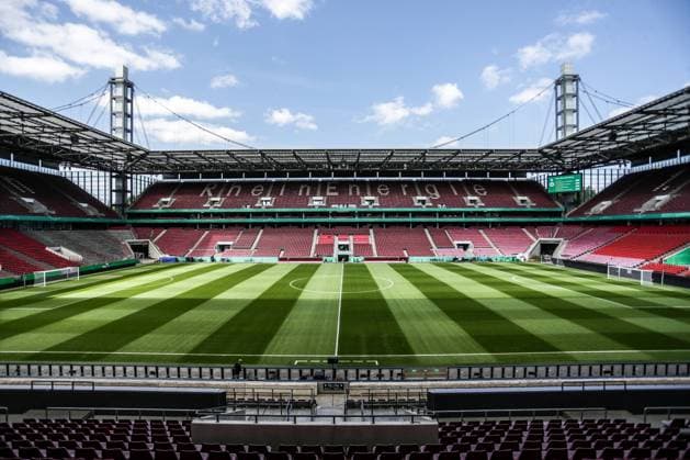 Fussball, DFB Pokal der Frauen Saison 2022 2023 FF27 - Frauen im Fussball Forum beim DFB - Pokalfinale der Frauen VfL Wolfsburg - SC Freiburg 18.05.2023, Rhein-Energie-Stadion Koeln Stadion in Köln vor dem Spiel Köln Rhein-Energie-Stadion Nordrhein-Westfahlen Deutschland