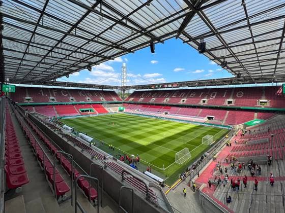 18.05.2023, GER, Fußball, DFB-Pokal-Finale der Frauen 2022 2023, VfL Wolfsburg - SC Freiburg Genereller Blick in das RheinEnergieSTADION Köln. Köln RheinEnergieSTADION Nordrhein-Westfalen Deutschland