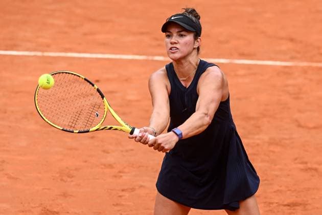 Desirae Krawczyk of United Stats in action during her match, paired with Demi Schuurs of The Netherlands, against Jessica Pegula and Coco Gauff of United States of America at the Internazionali BNL d Italia tennis tournament at Foro Italico in Rome, Italy on May 18th, 2023. Gauff and Pegula won 4-6, 7-6, 10-8. antoniettaxbaldassarre