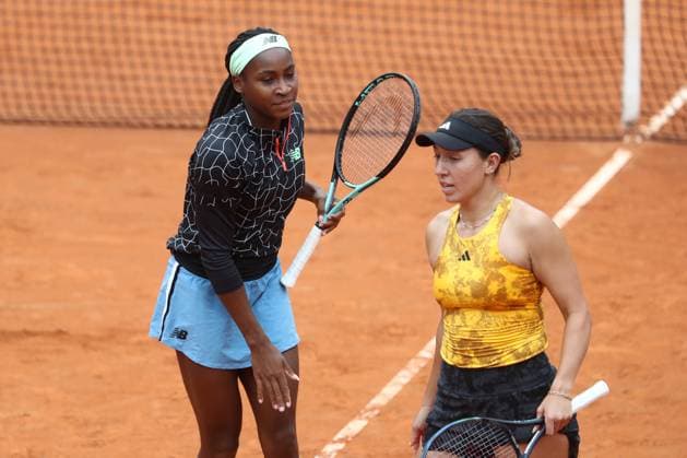 Rome, Italy 18.05.2023: C. GAUF-J. and PEGULA during the match against S. AOYAMA - E. SHIBAHARA at the Women™s Internazionali BNL d Italia, WTA, Tennis Damen 1000, day 7, women™s double tennis tournament at Foro Italico in Rome, Italy on May 18th, 2023.  Copyright: xmarcoxiacobuccix xipa-agency.netx xmarcoxiacobuccix 0 IPA_IPA38023678