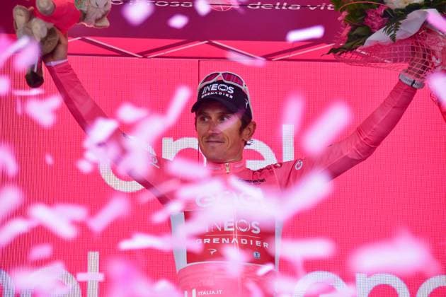 Sport Themen der Woche KW20 Giro d Italia - 12 stage - Bra - Rivoli Thomas Geraint - Maglia Rosa stage 12 - Giro D Italia 2023 during 12 stage - Bra - Rivoli, Giro d Italia in Rivoli, Italy, May 18 2023 Rivoli Rivoli Italy Copyright: xAndreaxAmatox xLiveMediax LPS_941707