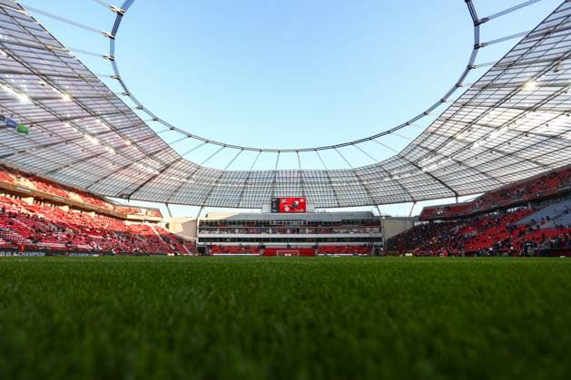 BayArena, Leverkusen, Bayer 04 Leverkusen vs. AS Roma, Fussball, Europaleague, Halbfinale, Rueckspiel, Spielzeit 2022 2023, 18.05.2023 Foto: kolbert-press Ant Palmer Leverkusen NRW Deutschland