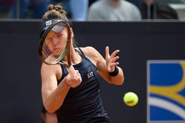 Photo Fabrizio Corradetti LaPresse May 19 2023 Rome, Italy Tennis Elena Kudermetova (RUS) vs Anhelina Kalinina (UKR) In the pic: Elena Kudermetova (RUS)  Copyright: xFabrizioxCorradettix xLaPressex