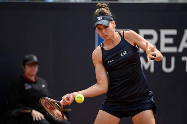 Photo Fabrizio Corradetti LaPresse May 19 2023 Rome, Italy Tennis Elena Kudermetova (RUS) vs Anhelina Kalinina (UKR) In the pic: Elena Kudermetova (RUS)  Copyright: xFabrizioxCorradettix xLaPressex