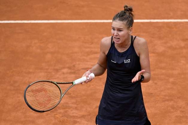 Photo Fabrizio Corradetti LaPresse May 19 2023 Rome, Italy Tennis Elena Kudermetova (RUS) vs Anhelina Kalinina (UKR) In the pic: Elena Kudermetova (RUS)  Copyright: xFabrizioxCorradettix xLaPressex
