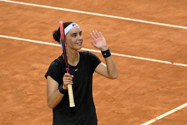 Photo Fabrizio Corradetti LaPresse May 19 2023 Rome, Italy Tennis Elena Kudermetova (RUS) vs Anhelina Kalinina (UKR) In the pic: Anhelina Kalinina (UKR)  Copyright: xFabrizioxCorradettix xLaPressex