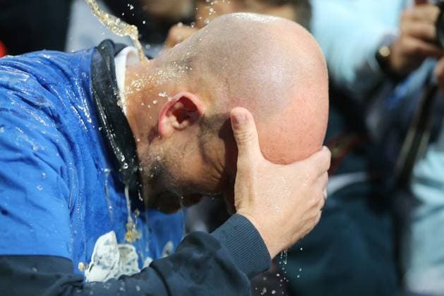 19.05.2023, xtvx, Fussball 2.Bundesliga, SV Darmstadt 98 - 1.FC Magdeburg emspor, emonline, v.l. Trainer Torsten Lieberknecht (SV Darmstadt 98) Portrait nach dem Spiel, after the match (DFL DFB REGULATIONS PROHIBIT ANY USE OF PHOTOGRAPHS as IMAGE SEQUENCES and or QUASI-VIDEO) Darmstadt