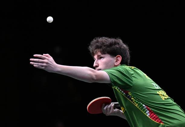 Sport Themen der Woche KW20 Sport Bilder des Tages (230520) -- DURBAN, May 20, 2023 -- Dean Levy of South Africa serves during the first round of men s singles between Dean Levy of South Africa and Ibrahima Diaw of Senegal at 2023 ITTF Table tennis, Tischtennis World Championships Finals in Durban, South Africa, May 20, 2023. ) (SP)SOUTH AFRICA-DURBAN-ITTF-TABLE TENNIS-WORLD CHAMPIONSHIPS FINALS-DAY 1 TaoxXiyi 