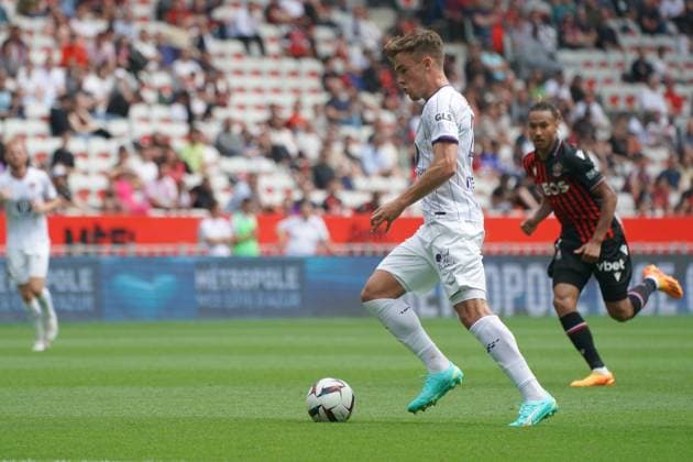 Thijs Dallinga (Toulouse) FOOTBALL : OGC Nice vs Toulouse - Ligue 1 Uber Eats - Nice - 21 05 2023 NorbertScanella Panoramic 
