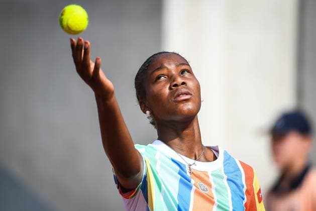 May 22, 2023, Paris, France, France: Noma NOHA AKUGUE of Germany during the first day of qualifying of Roland-Garros 2023, French Open 2023, Grand Slam tennis tournament at the Roland-Garros Stadium on May 22, 2023 in Paris, France. Paris France - ZUMAm308 20230522_zsp_m308_004 Copyright: xMatthieuxMirvillex