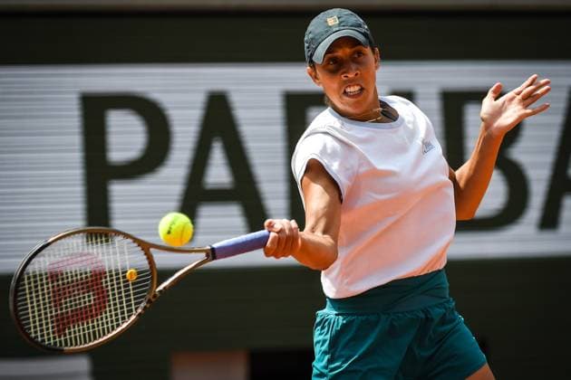 May 22, 2023, Paris, France, France: Madison KEYS of United States during a training session of Roland-Garros 2023, French Open 2023, Grand Slam tennis tournament at the Roland-Garros Stadium on May 22, 2023 in Paris, France. Paris France - ZUMAm308 20230522_zsp_m308_017 Copyright: xMatthieuxMirvillex